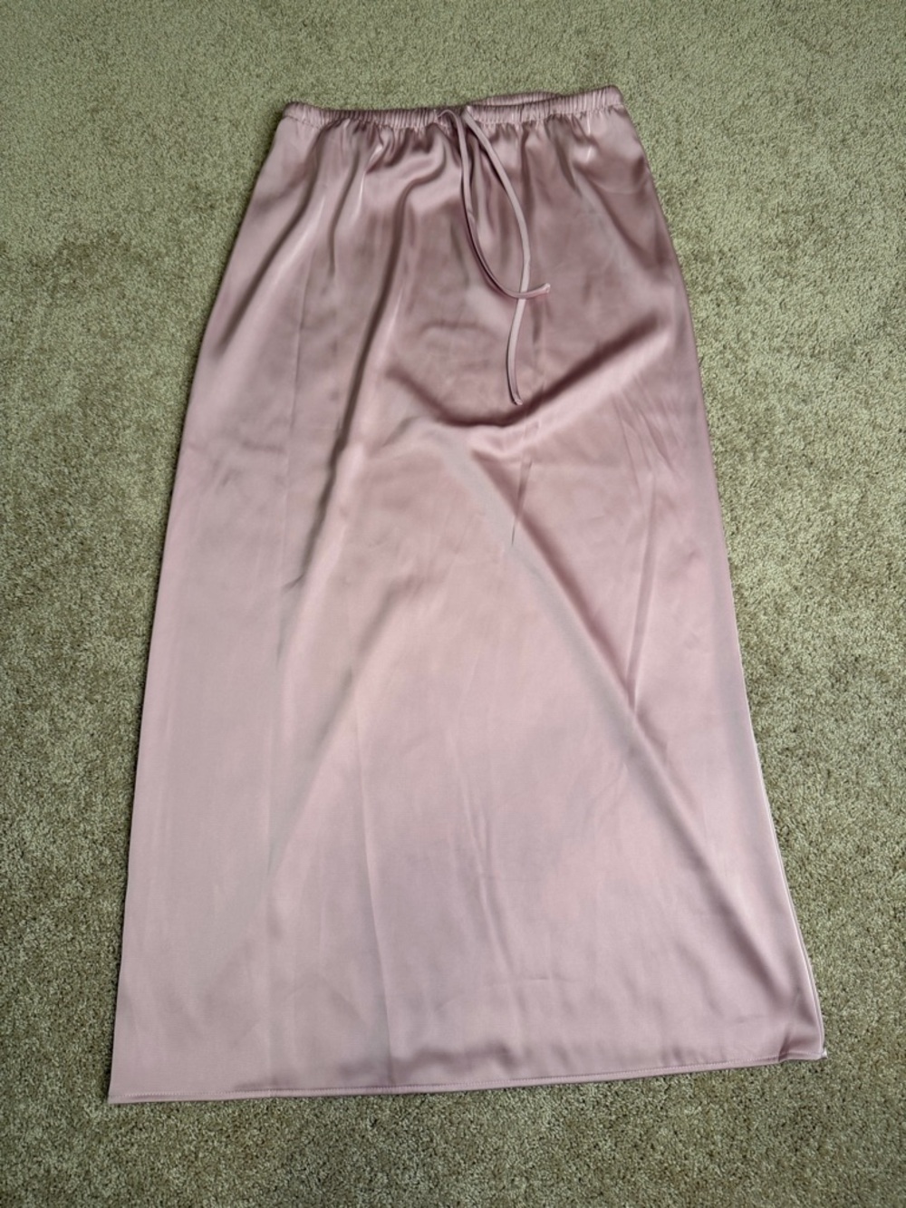 Song of Style Dusty Pink Satin Maxi Skirt